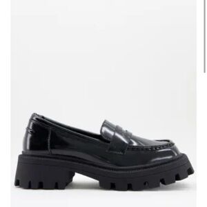 ASOS Glossy Black Loafers